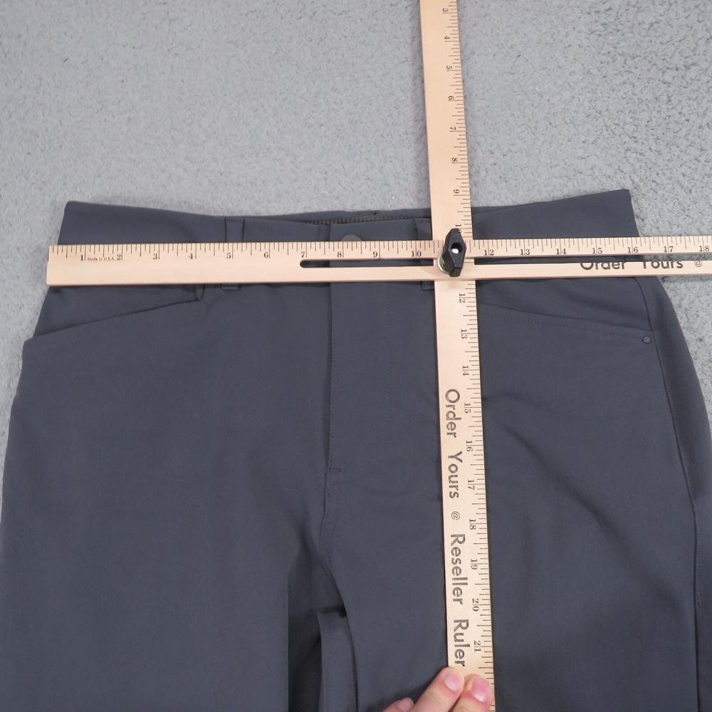REI Co-op Mens 32x32 Slim Charcoal Grey Commuter Travel Flex Chino Pants UPF - Picture 10 of 15